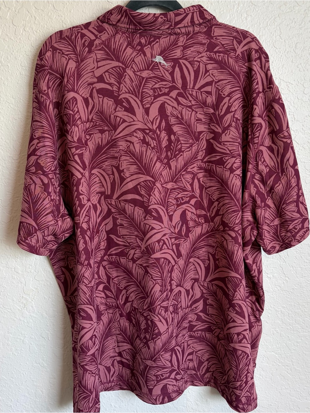 Texas A&M Aggies Tommy Bahama IslandZone Palm Print Polo Shirt - Men’s 3XL NWT - Picture 4 of 4